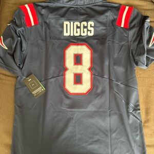 Stefon Diggs New England patriots blue jersey men’s size large